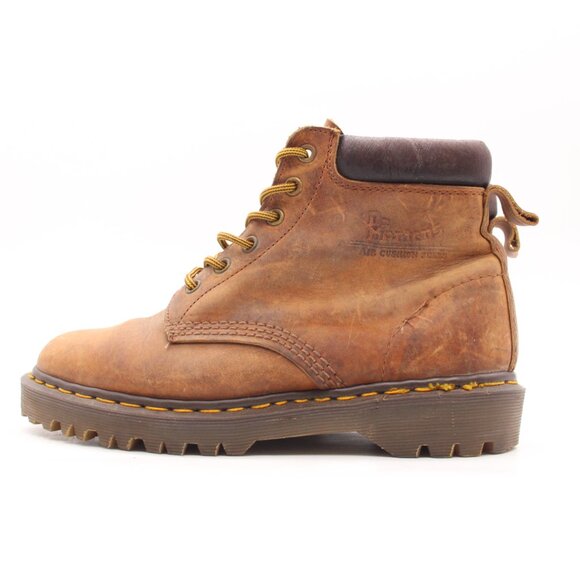 Dr Martens Utility Brown Leather Boots Made In England Men\'s UK 6
